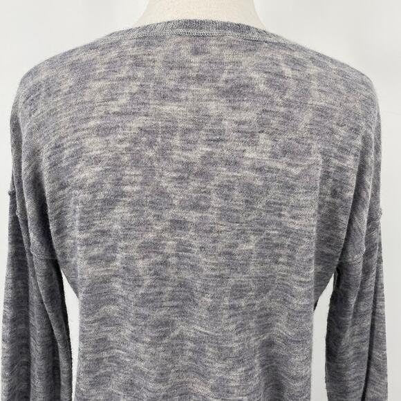 Rebecca Taylor Gray V-Neck Sweater - Picture 6 of 8